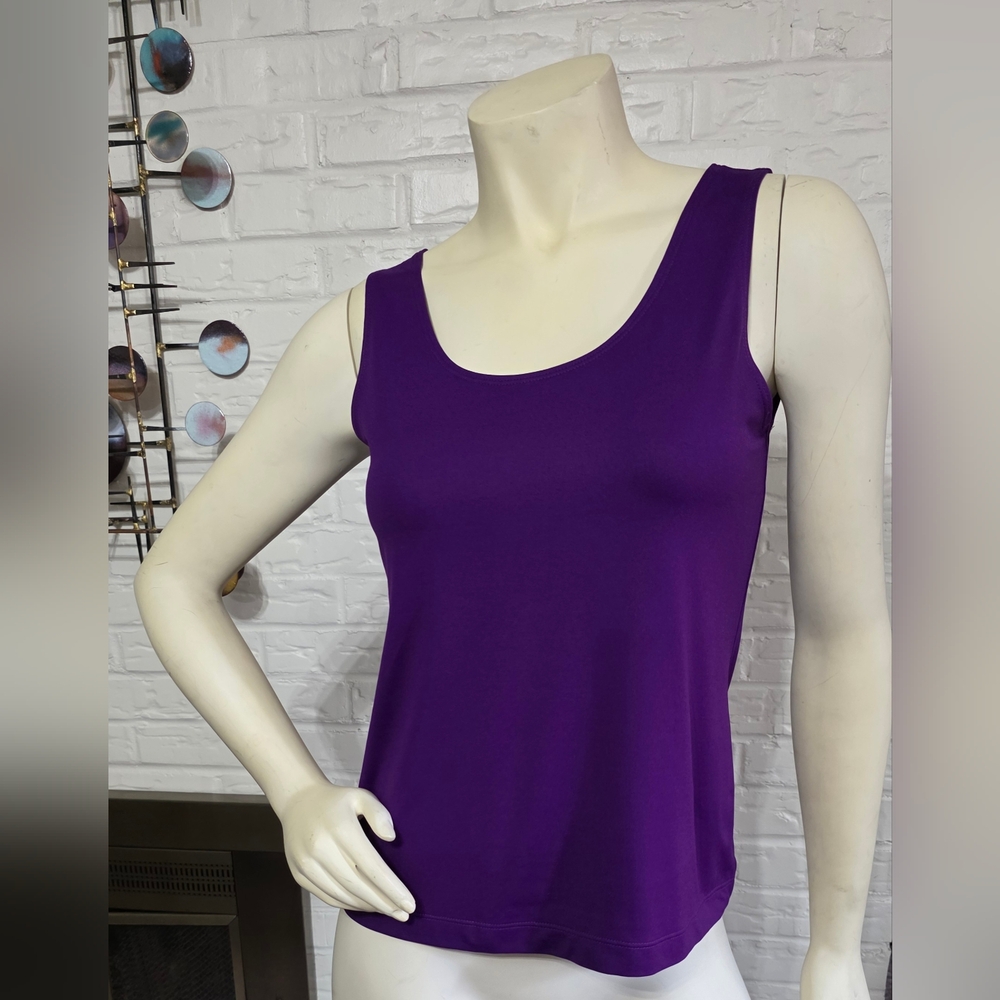 CHICO'S | Purple Fitted Sleeveless Tank Top